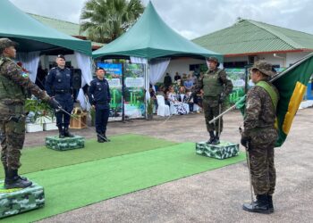 Solenidade de Passagem de Comando do Batalhão de Polícia Ambiental em Rondônia marca momento histórico