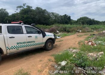 PMRO Combate Descarte Irregular de Resíduos Sólidos em Costa Marques