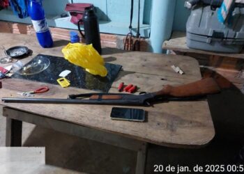 Em Ariquemes mulher “pede pizza” para denunciar violência doméstica e agressor armado é preso