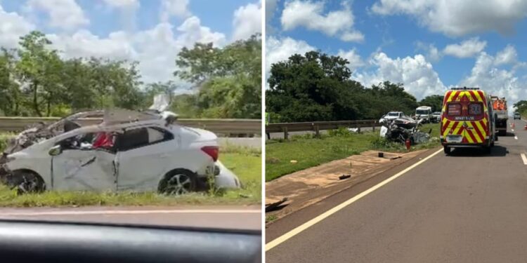 Professor do Estado de Rondônia morre em grave acidente na BR-163 em MS; veja vídeo