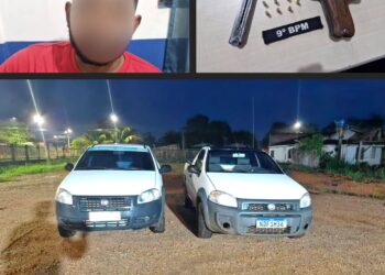 Criminoso é preso com pistola da 2ª Guerra Mundial e carro roubado em Porto Velho