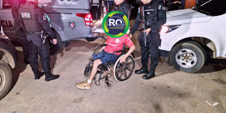 BPTAR: Cadeirante vendia droga tranquilamente na zona leste