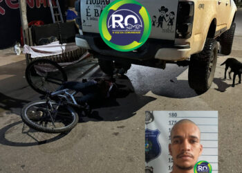 Homem e executado em cima da bicicleta na madrugada