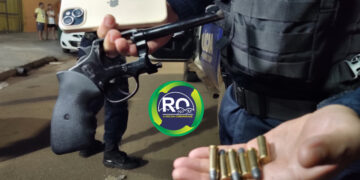 Suspeito atira contra viatura da PM é vai preso