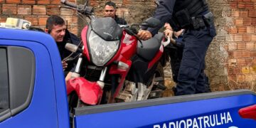Polícia Militar recupera motocicleta furtada em Ariquemes