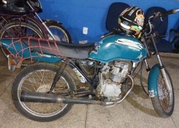 POLÍCIA MILITAR RECUPERA MOTOCICLETA FURTADA DA PREFEITURA MUNICIPAL DE VILHENA