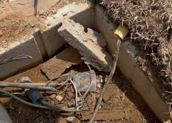 Emdur faz reparos na iluminação da avenida Santos Dumont