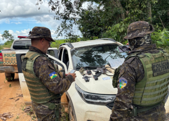 Polícia Ambiental flagra suspeitos de caça ilegal na região do Parque Estadual Guajará-Mirim