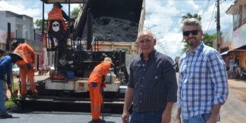 Deputado Ezequiel Neiva vistoria recuperação da rodovia de acesso a Cabixi