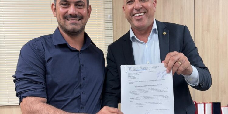 Deputado Ismael Crispin assume compromisso com a saúde de Nova Brasilândia do Oeste