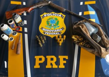PRF apreende arma de fogo em Vilhena/RO