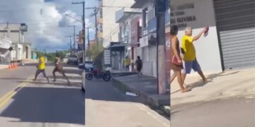 Pague meu dinheiro!”: travesti do ‘job’ corre pelas ruas de Coari atrás do ‘coroa’ que queria lhe dar calote; veja vídeo