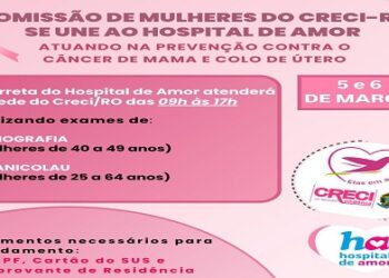 COMISSÃO DE MULHERES DO CRECI-RO SE UNE AO HOSPITAL DE AMOR