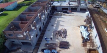 Obras do novo quartel do Corpo de Bombeiros em Machadinho d’Oeste avançam para fortalecer segurança na região
