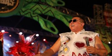 “A voz da Amazônia”: David Assayag se despede do Boi Garantido no Festival de Parintins 2025