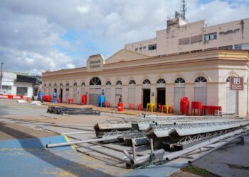 Mercado Cultural já está sendo decorado para o Baile Municipal, a abertura oficial do carnaval em Porto Velho