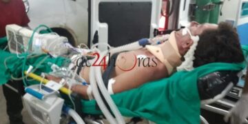 Acidente de moto em Assis Brasil deixa jovem em estado grave no PS