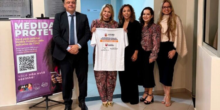 Conselheira e Ouvidora Nacional do MP visita Ouvidoria do MPRO e Sala Lilás do MPRO