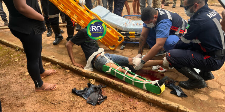 Mulher foge é assaltante é baleado ao tentar roubar arma de vigilante na zona leste