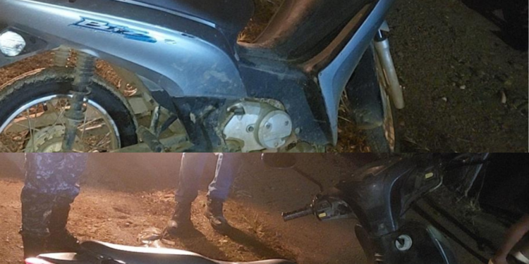 Polícia Militar recupera moto furtada