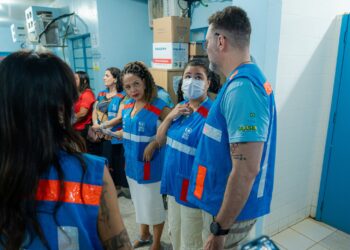 Prefeito Léo Moraes visita Unidades de Pronto Atendimento acompanhado dos profissionais da Força Nacional do SUS