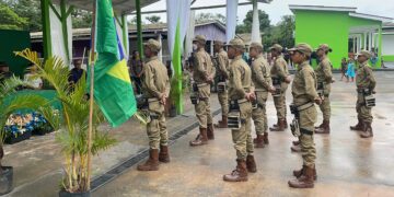 Formatura do 1º Curso de Formação de Soldados Protetores Ambientais Mirins é realizada na Resex Rio Preto Jacundá