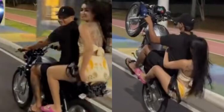 Jovens desafiam a lei e colocam vidas em perigo com ‘grau de moto’ nas ruas de Manaus; veja vídeo
