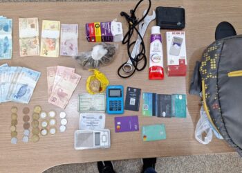 Polícia Militar prende suspeito de tráfico de drogas em bar de Espigão do Oeste
