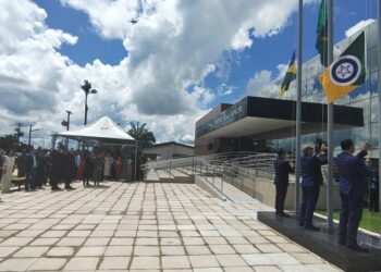 POLÍCIA MILITAR PRESENTE NA INAUGURAÇÃO NOVO PRÉDIO DO FÓRUM DE ROLIM DE MOURA