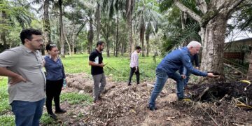 Equipe da Prefeitura de Porto Velho visita Ariquemes para conhecer projeto de compostagem
