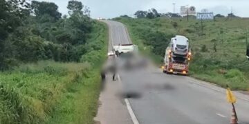 Vítima Identificada: Jovem de 26 anos perdeu a vida em acidente entre moto e carreta na BR-364