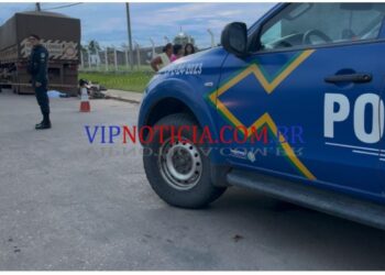 Mototaxista morre após colidir em carreta, estacionada, em Ji Paraná