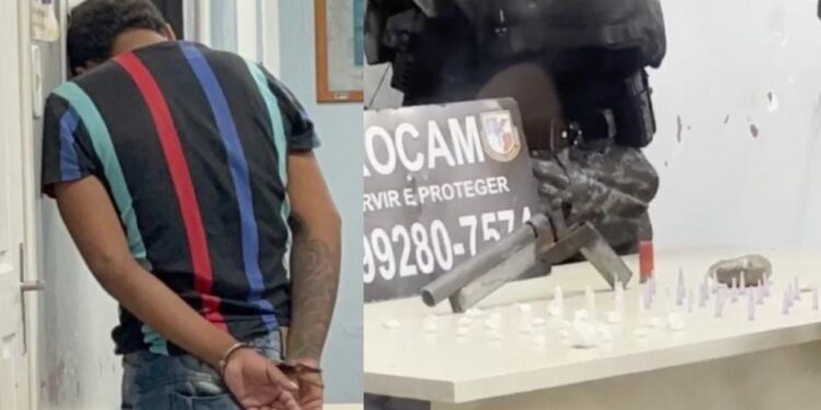 Rocam prende ‘Rei das Trouxinhas’ que abastecia todos os ‘noiad0s’ do bairro Rio Piorini