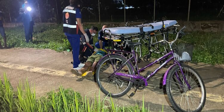 Covarde atropela ciclista e fugiu do local sem socorrer um idoso