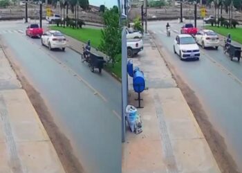 “Sinal verde para matar”: motoqueiro é executado enquanto esperava o semáforo abrir; veja vídeo