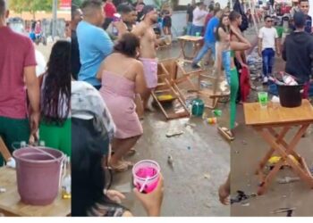 Chifre, cerveja, lama e porr4dal marcam o fim da Festa de 70 anos do município de Japurá; veja vídeos