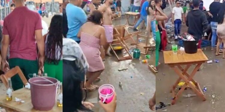 Chifre, cerveja, lama e porr4dal marcam o fim da Festa de 70 anos do município de Japurá; veja vídeos