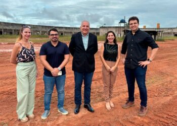 MP visita obras de novo hospital municipal de Cacoal, juntamente com equipes da Prefeitura