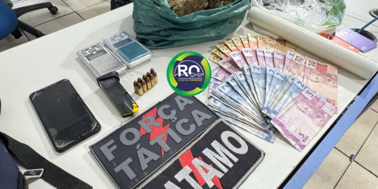 Força Tática é Patamo fecham boca de fumo em condomínio