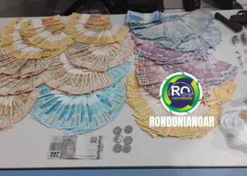 Suspeito é preso com 14 mil em dinheiro e droga