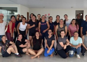 POLICIAIS FEMININAS CELEBRAM O DIA INTERNACIONAL DA MULHER COM ATIVIDADE ESPORTIVA EM VILHENA