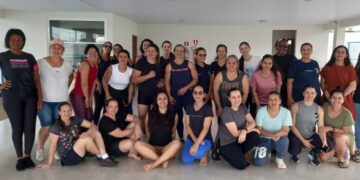 POLICIAIS FEMININAS CELEBRAM O DIA INTERNACIONAL DA MULHER COM ATIVIDADE ESPORTIVA EM VILHENA