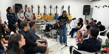 4º Batalhão: Aula inaugural do projeto “Música na Comunidade” emociona público na Base do Teixeirão em Cacoal