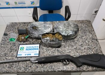 Núcleo de Inteligência da Polícia Militar prende suspeitos de furto e apreende drogas e arma de fogo em operação em Cacoal