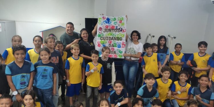 Sema celebra a importância dos recursos hídricos com alunos da rede pública