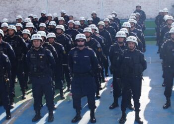 Polícia Militar utiliza mais de duzentos homens para garantir uma festa sempre segura durante o desfile da Banda do Vai Quem Quer