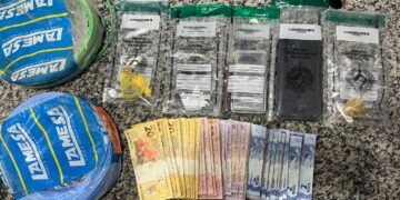 Polícia Militar e Civil cumprem mandado e prendem suspeito de tráfico e receptação em Pimenta Bueno