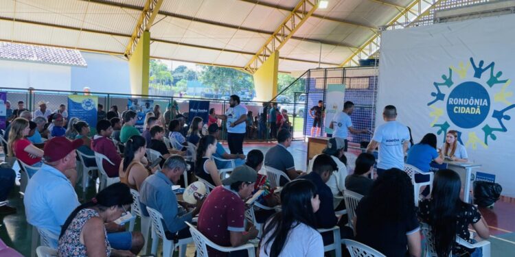 Governo de RO realiza serviços essenciais do Rondônia Cidadã para moradores do distrito de Tarilândia, neste fim de semana, em Jaru