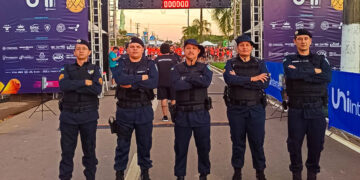 Ji-Paraná – Polícia Militar garante segurança durante 1ª Edição da Corrida Internacional Marco Zero