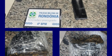 Suspeito de tráfico de drogas é preso em flagrante pela Polícia Militar em Cacoal